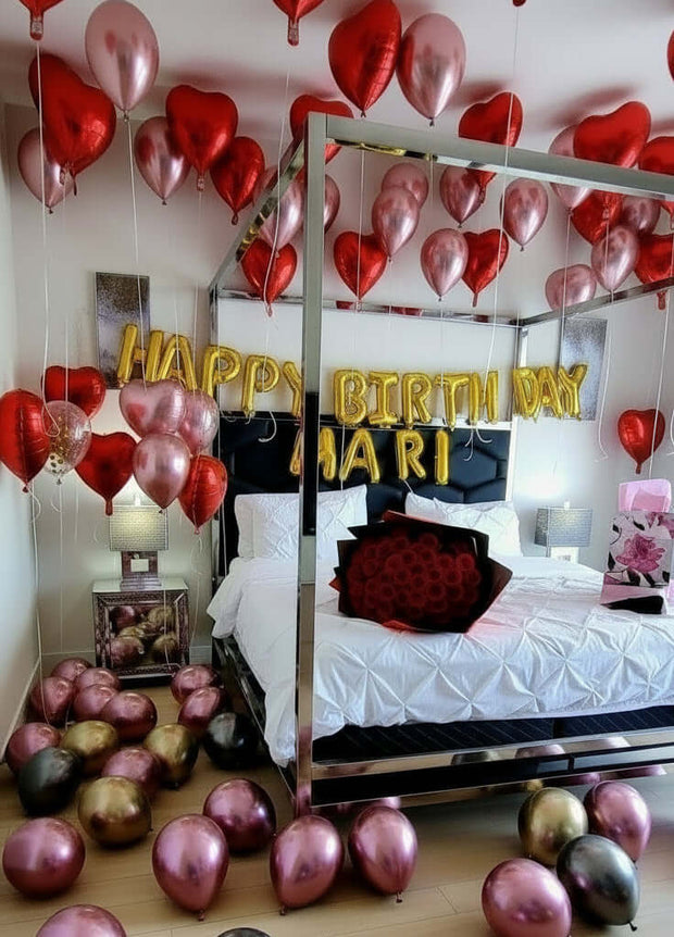 Balloon room decoration