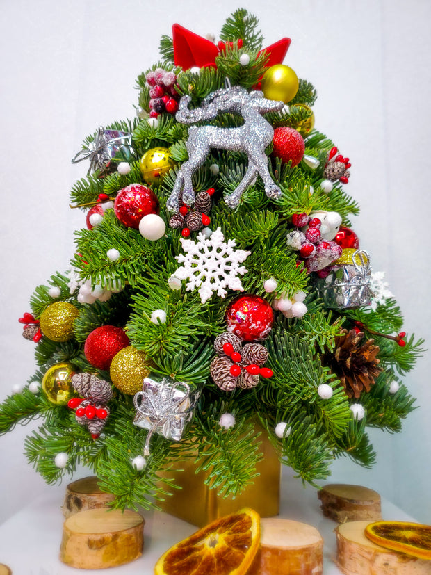 Christmas tree Gold/Silver/Red